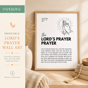 Lord’s Prayer Wall Art